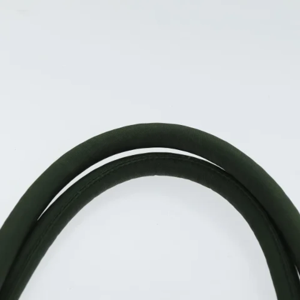 Prada Vintage Pre-owned Nylon handbags Green Dames