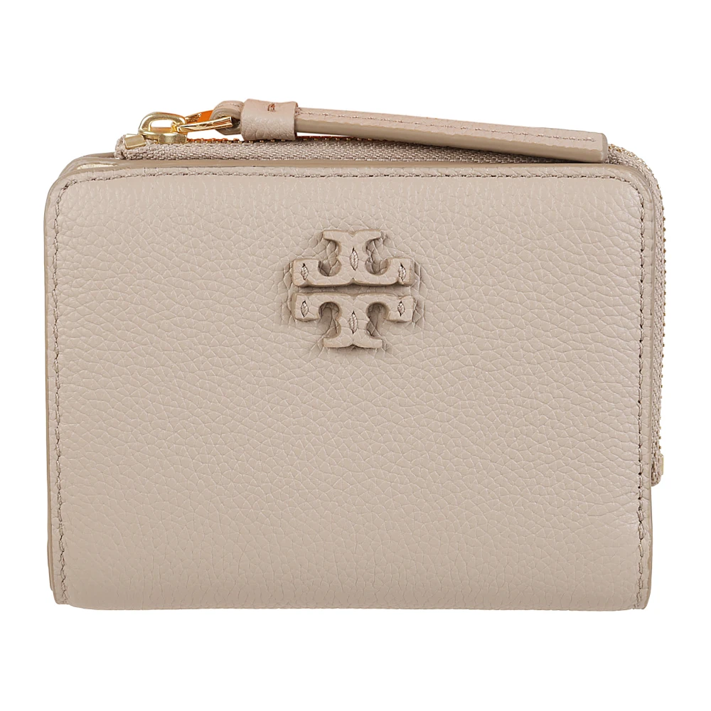 TORY BURCH Bi-Fold Portemonnees voor Vrouwen Beige Dames