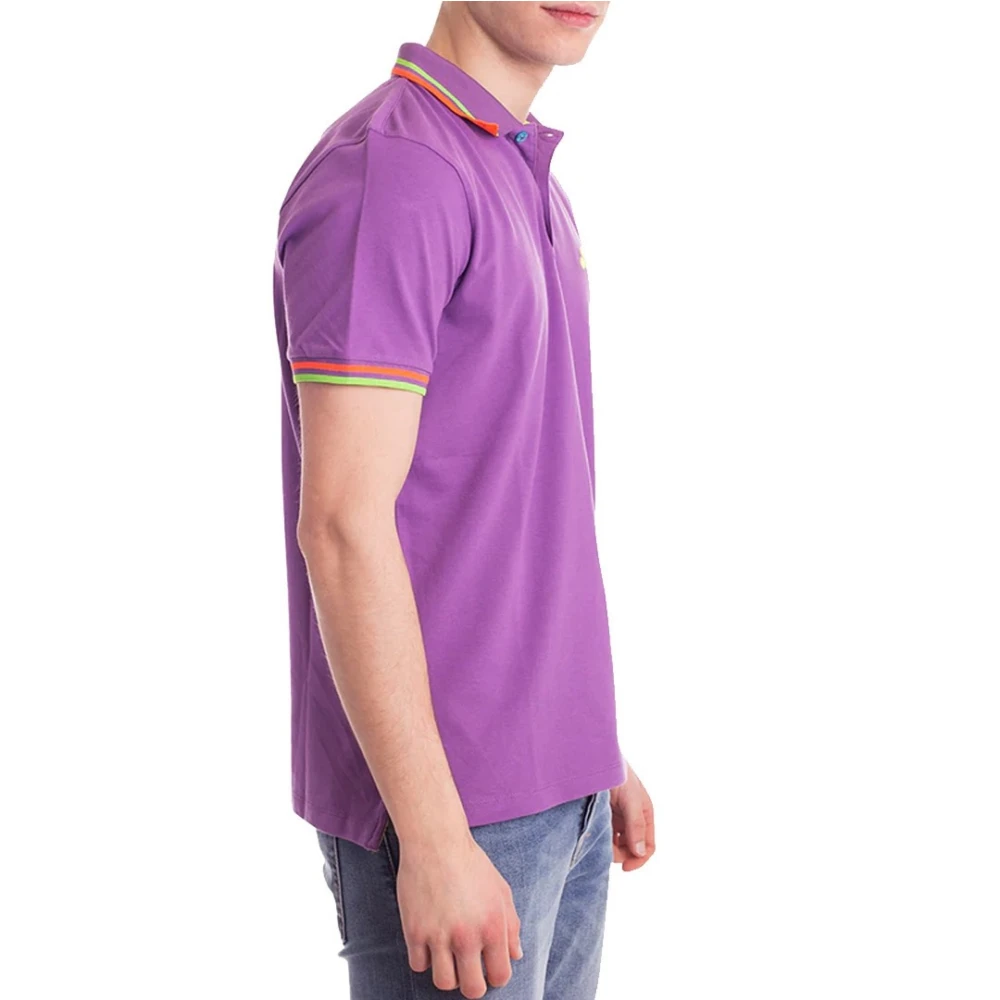 Peuterey Polo Shirts Purple Heren