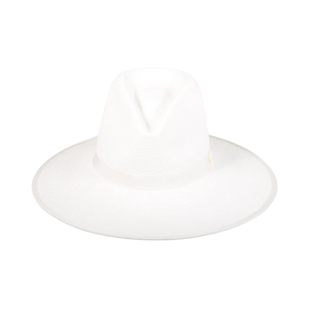 Max Mara White Cellula Hat - Female - Accessories - 57 Cm - Accessories