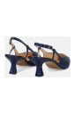 chaussures-bleues-a-talon-bobine-en-cuir