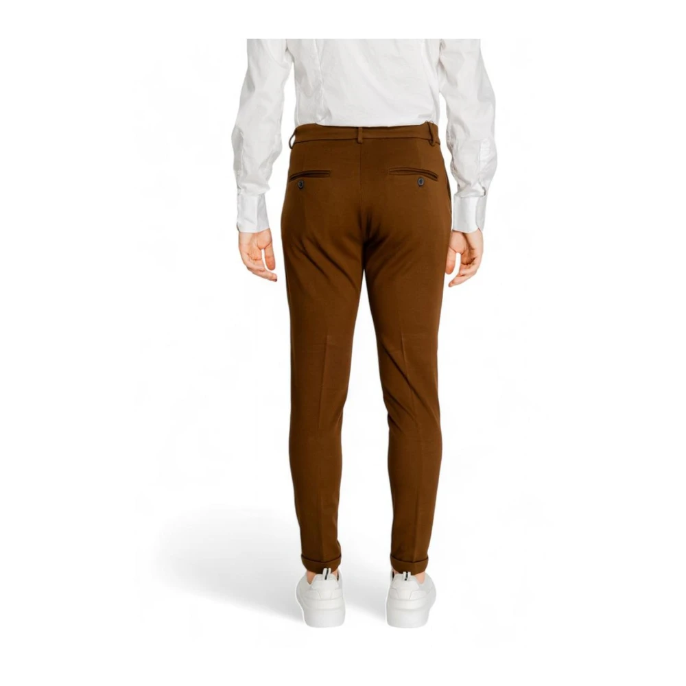 Antony Morato Bruine Viscose Tailored Jeans & Broeken Brown Heren
