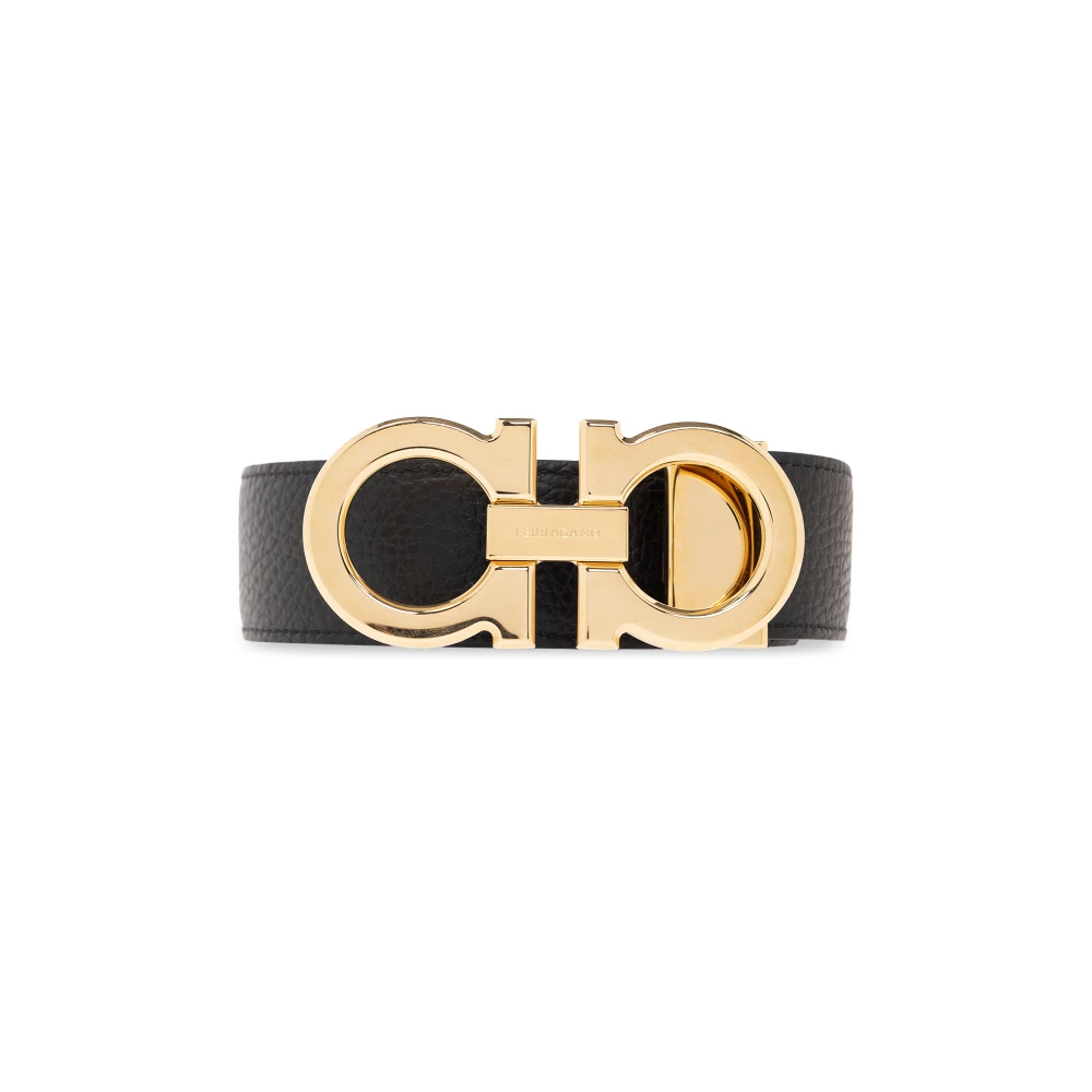 Salvatore Ferragamo Mannelijk Zwart Heren, Accessoires, : Leer, Medium