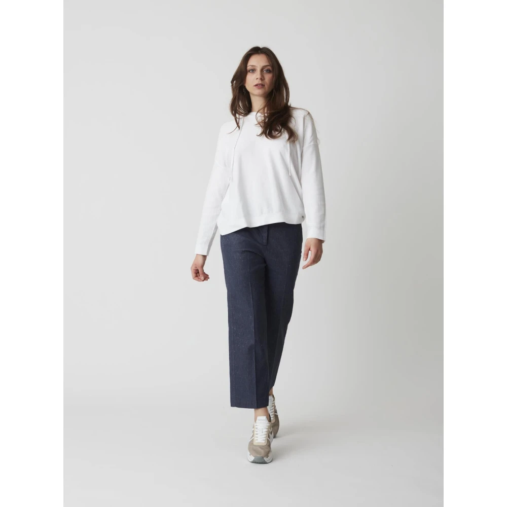 Via Masini 80 Stijlvolle Broek Blue Dames