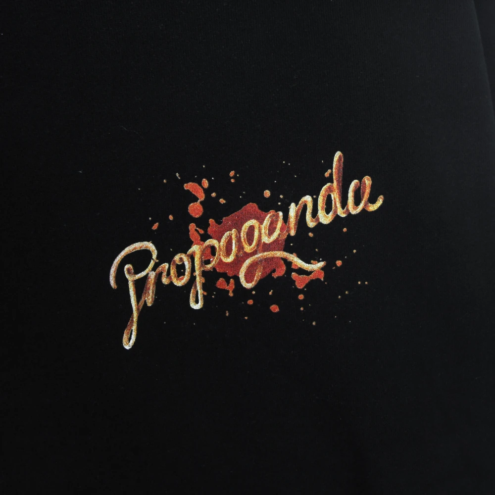 Propaganda Zwarte Lichtgewicht Hoodie Black Heren