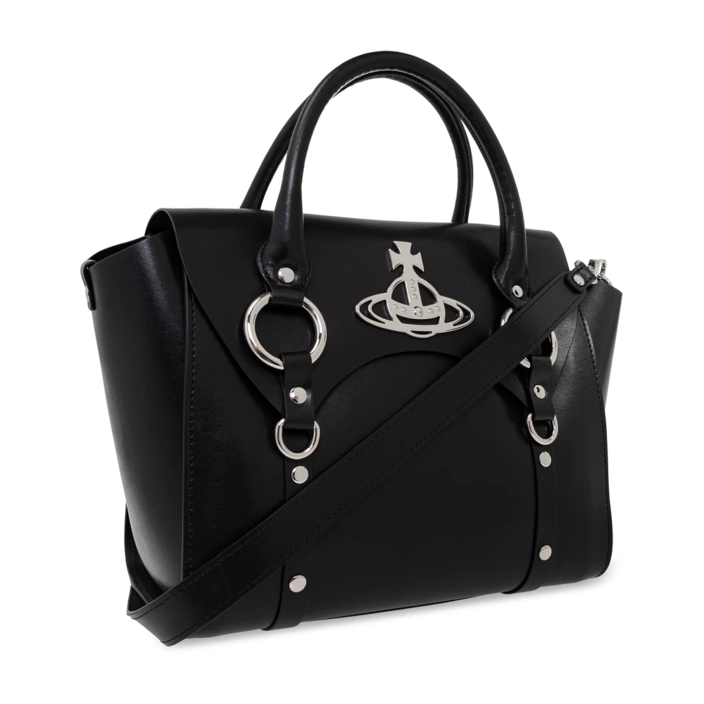 Vivienne Westwood Betty Medium Schoudertas Black Dames