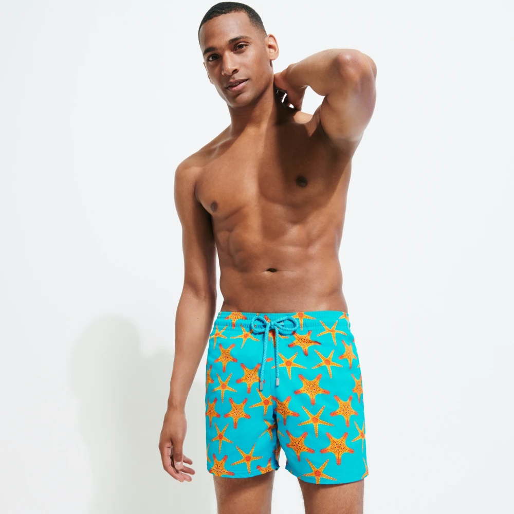 Vilebrequin Stretch Zwemkleding Starfish Dance Blue Heren