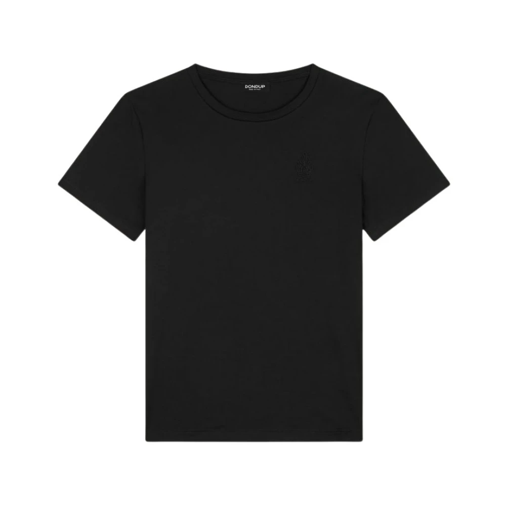 Dondup - Tops > T-Shirts - Black - Dondup - Modalova