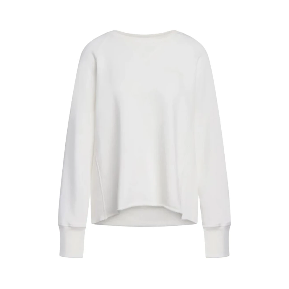 Dondup Women's White Felpa F518 Sweatshirt - Sweatshirts - Xs - Sweatshirts & Hoodies