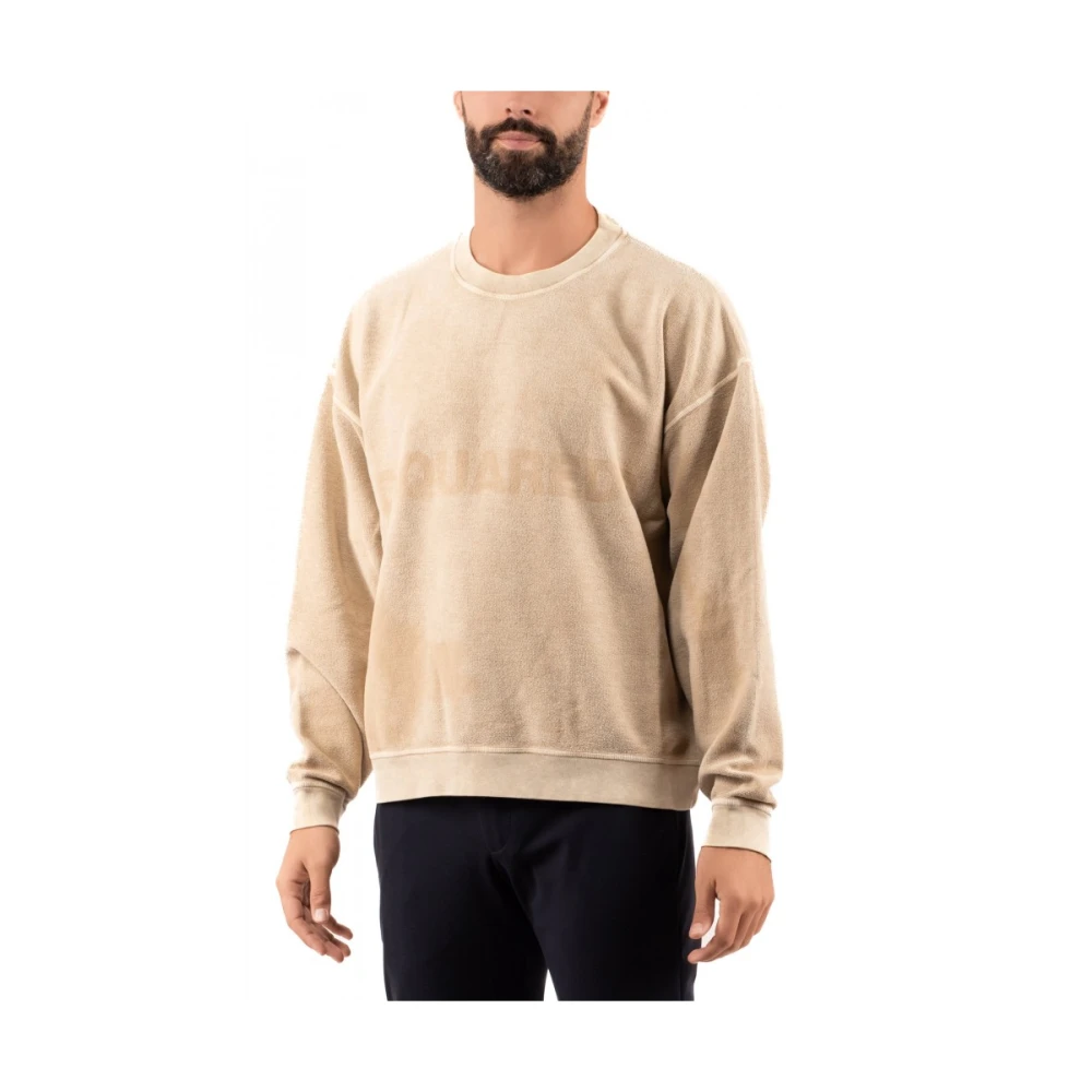 Dsquared2 Herenmode Shirt Beige Heren