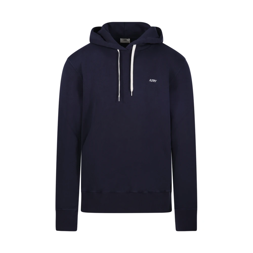 Autry Jersey Hoodie Sweatshirt Blue Heren