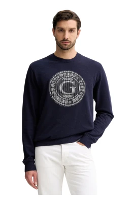 USA Grafisk Rundhalsad Sweatshirt