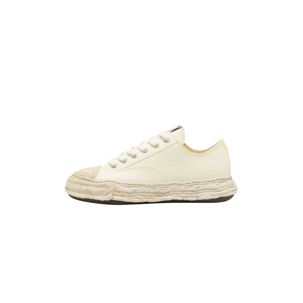 Mihara Yasuhiro Canvas Sneakers met Rubberen Zool Heren Schoenen Wit