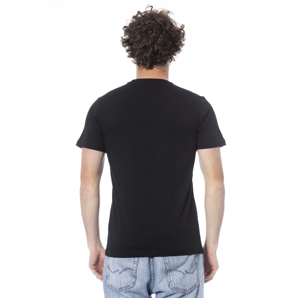 Cavalli Class Logo Print Korte Mouw T-shirt Black Heren