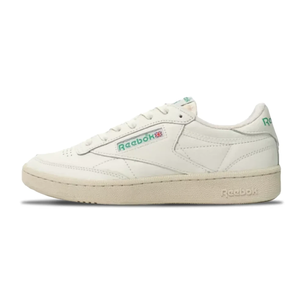 Reebok Men's White Club C 1985 Tv Chalk Paper