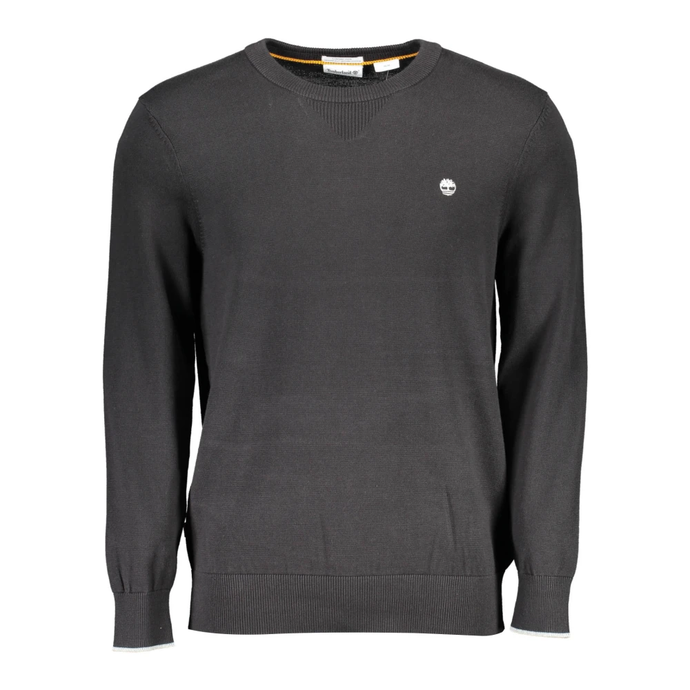 Timberland Zwarte katoenen shirt met lange mouwen Black Heren