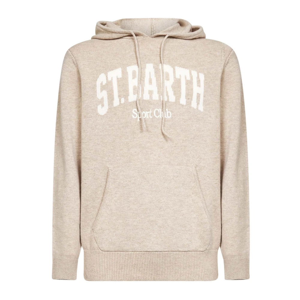 Mc2 Saint Barth Beige Hoodies, Male, Xl, Sb Sport 11 Emb