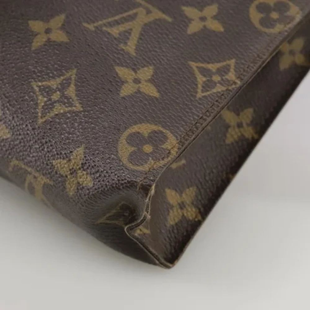 Louis Vuitton Vintage Pre-owned Canvas clutches Brown Dames