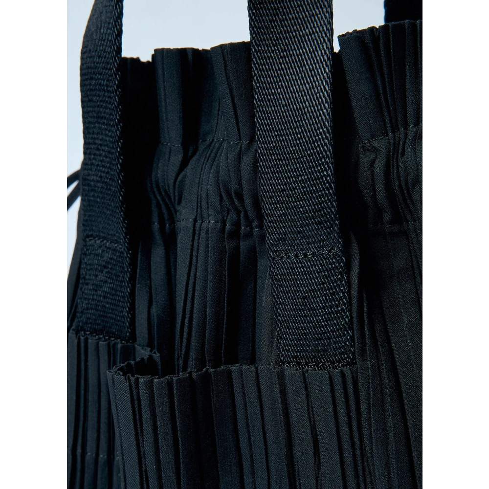 Issey Miyake Geplooide Handtas Black Dames