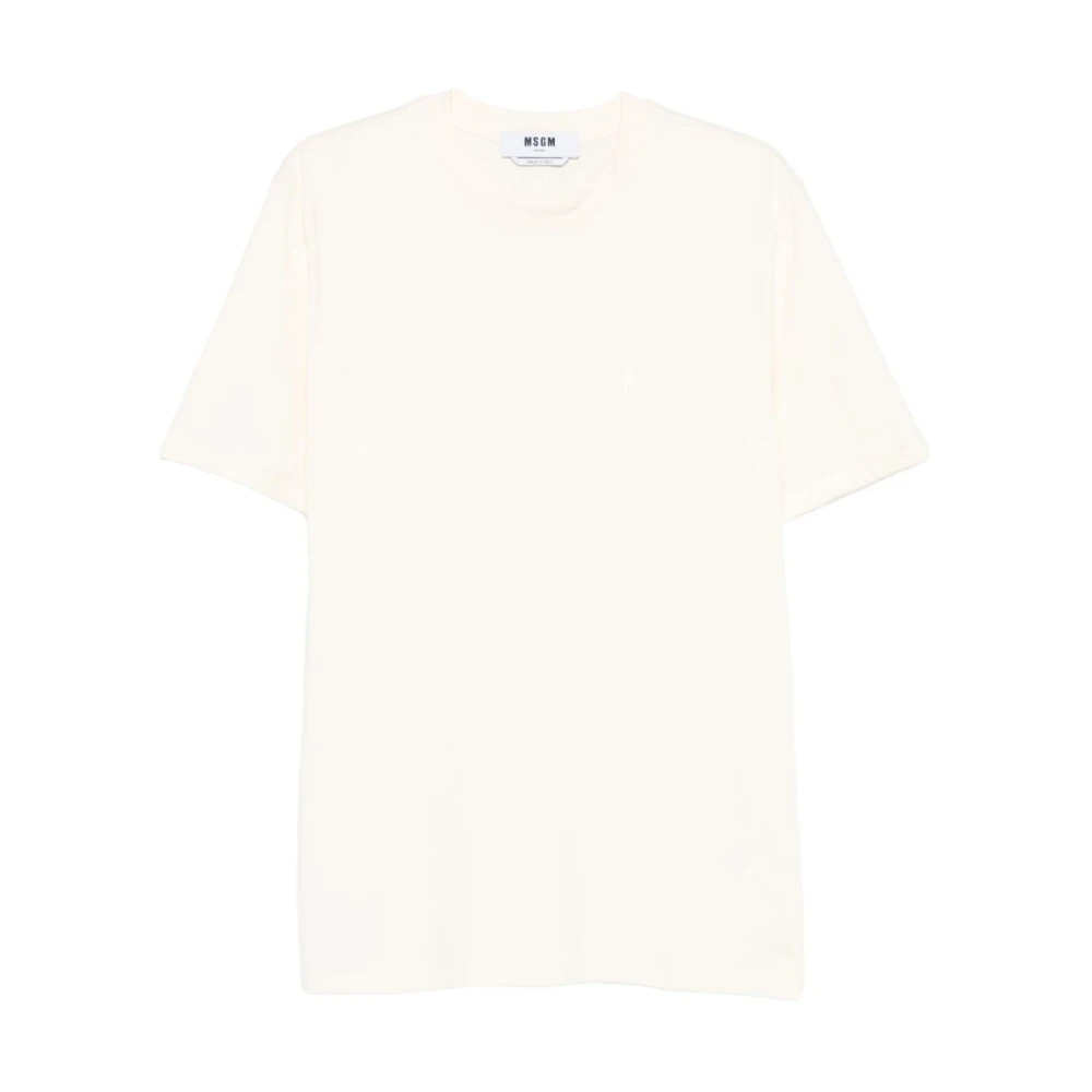 Msgm - Tops > T-Shirts - White - Msgm - Modalova