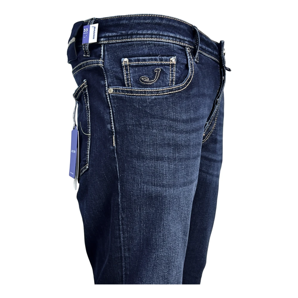Jacob Cohën Bard Navy Gold Label Donkerblauwe Jeans Blue Heren