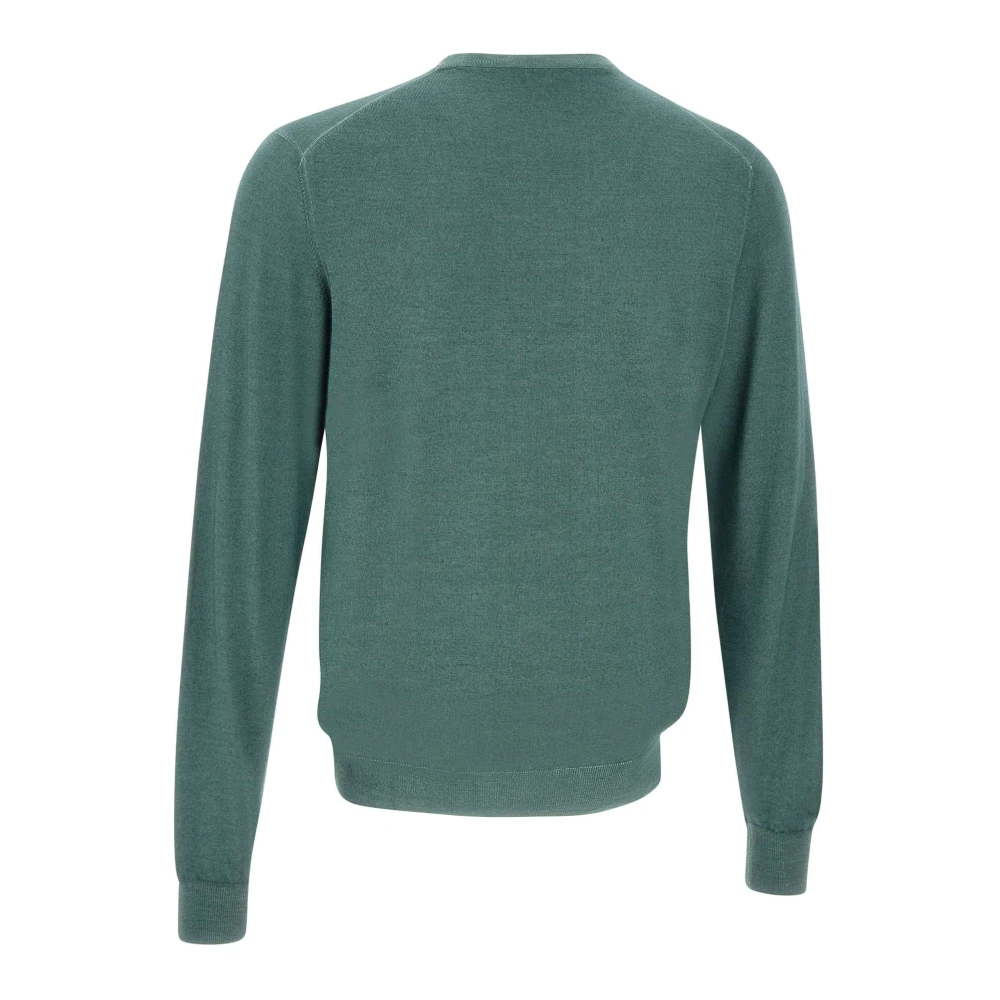 Filippo De Laurentiis Groene Wollen Trui Kleurencollectie Green Heren