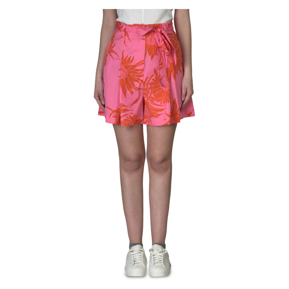 Pinko Bloemen Sereno Shorts Multicolor Dames