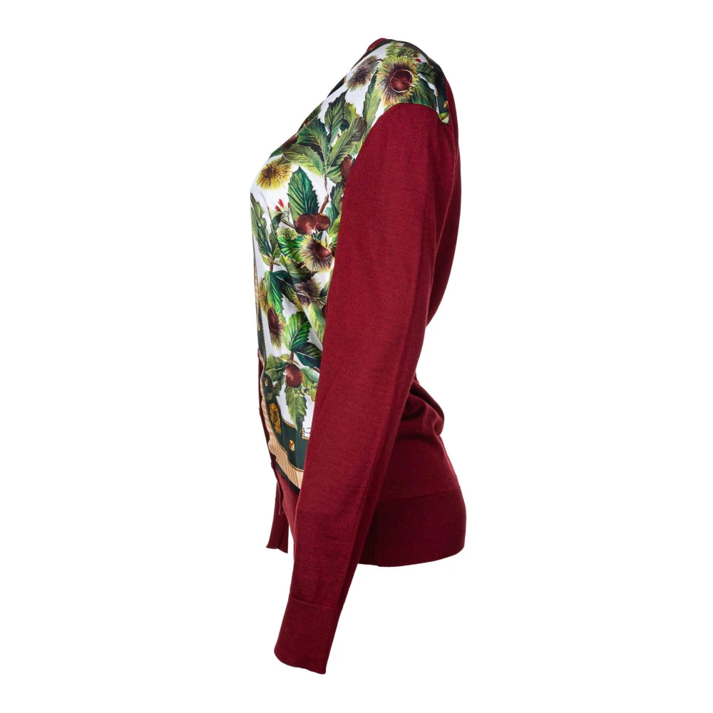 Dolce & Gabbana Vrouwen Kastanje Knopen Vest Brown Dames