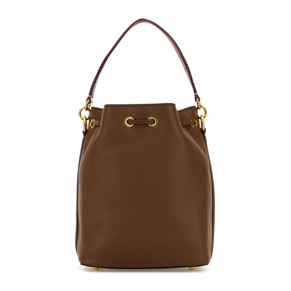 Bally Stijlvolle Code Bucket Bag in Karamel Brown Dames