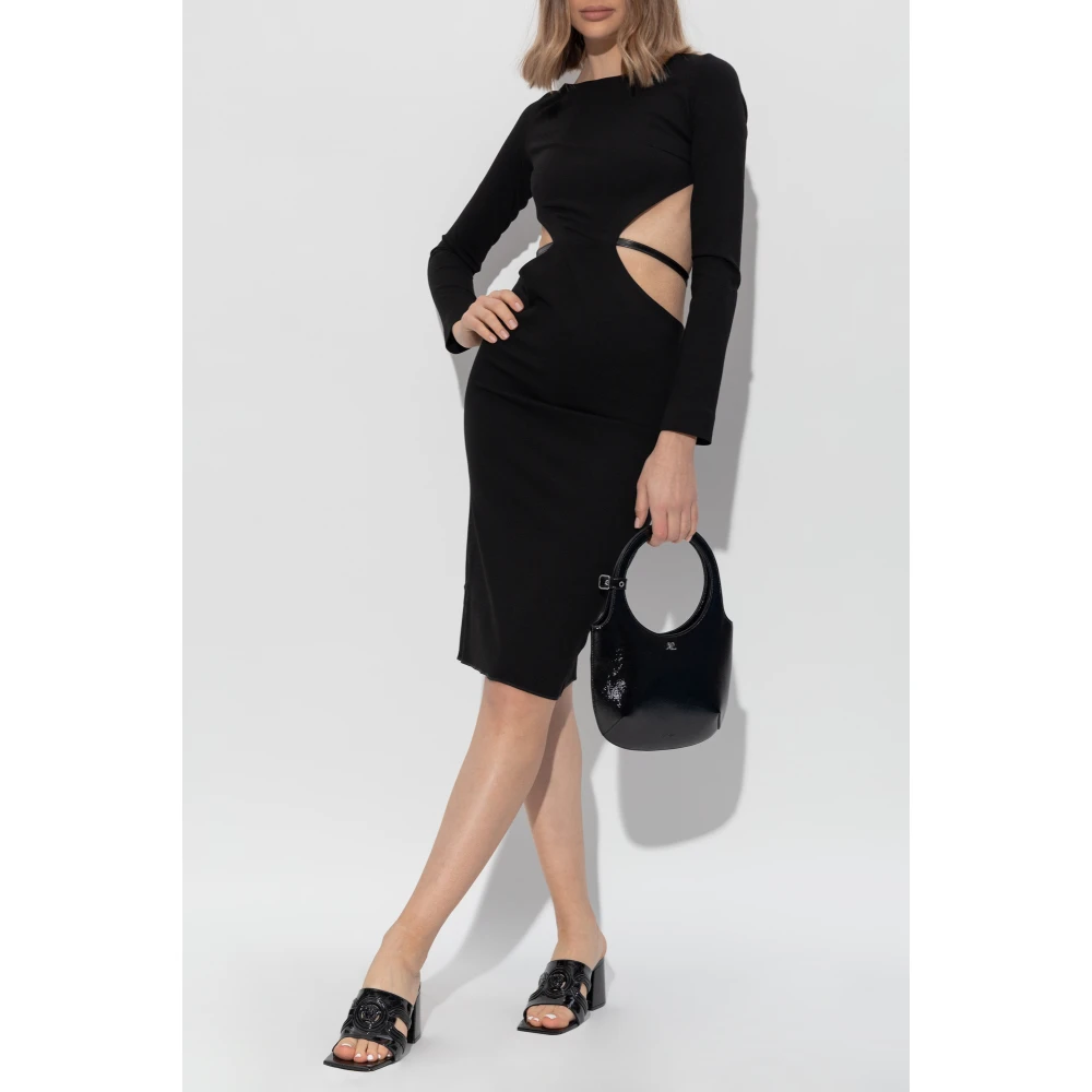 Dsquared2 Jurk met uitsparingen Black Dames