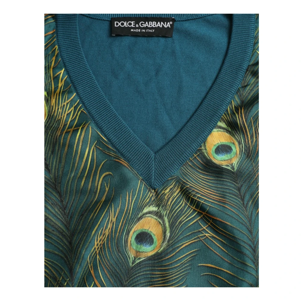 Dolce & Gabbana V-neck Knitwear Multicolor Heren