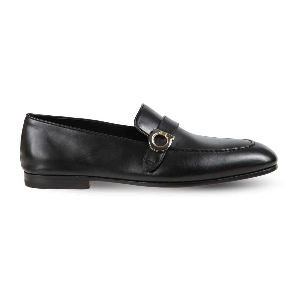 Ferragamo Men's Black Tramezza Moccasin - Loafers - 6 Uk - Shoes