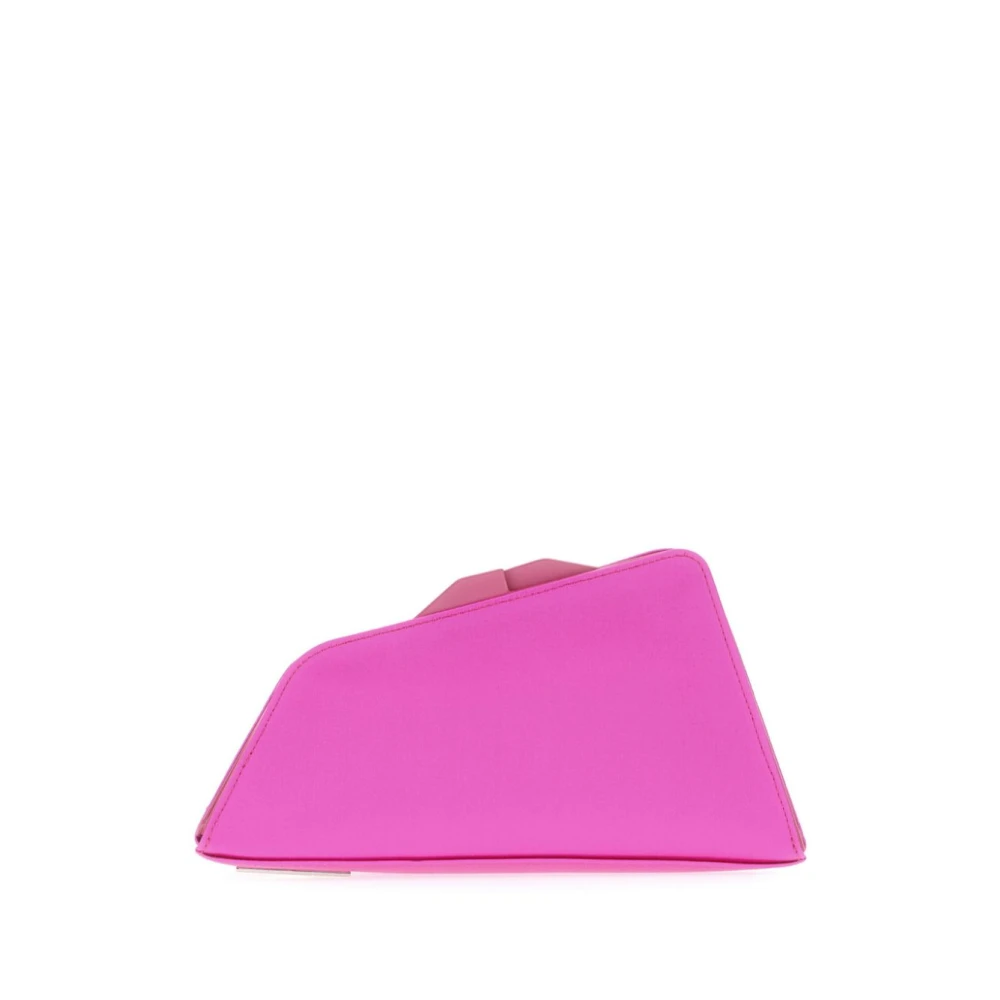 The Attico Fuchsia Roze Kiss-Lock Metalen Voeten Tas Pink Dames