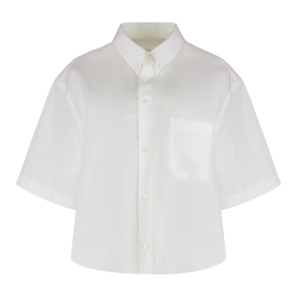 Maison Margiela Women's White Cotton Shirt