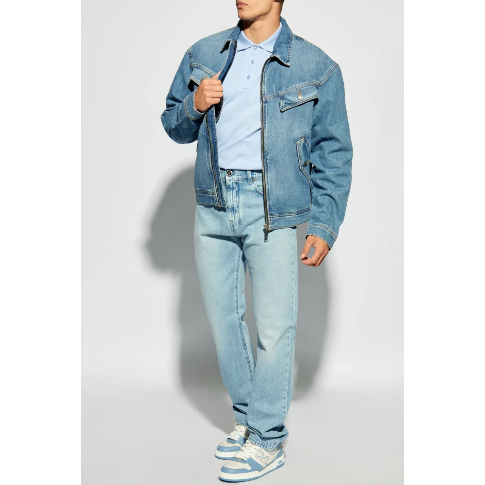 Versace Straight-leg jeans Blue Heren