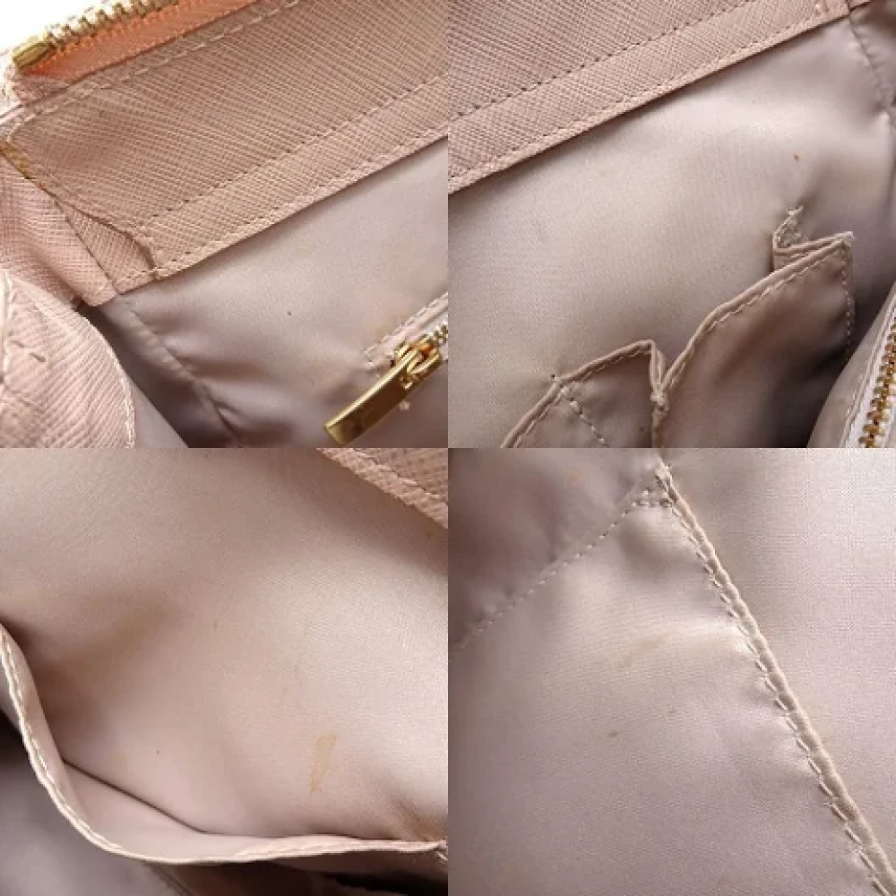 Salvatore Ferragamo Pre-owned Leather handbags Pink Dames