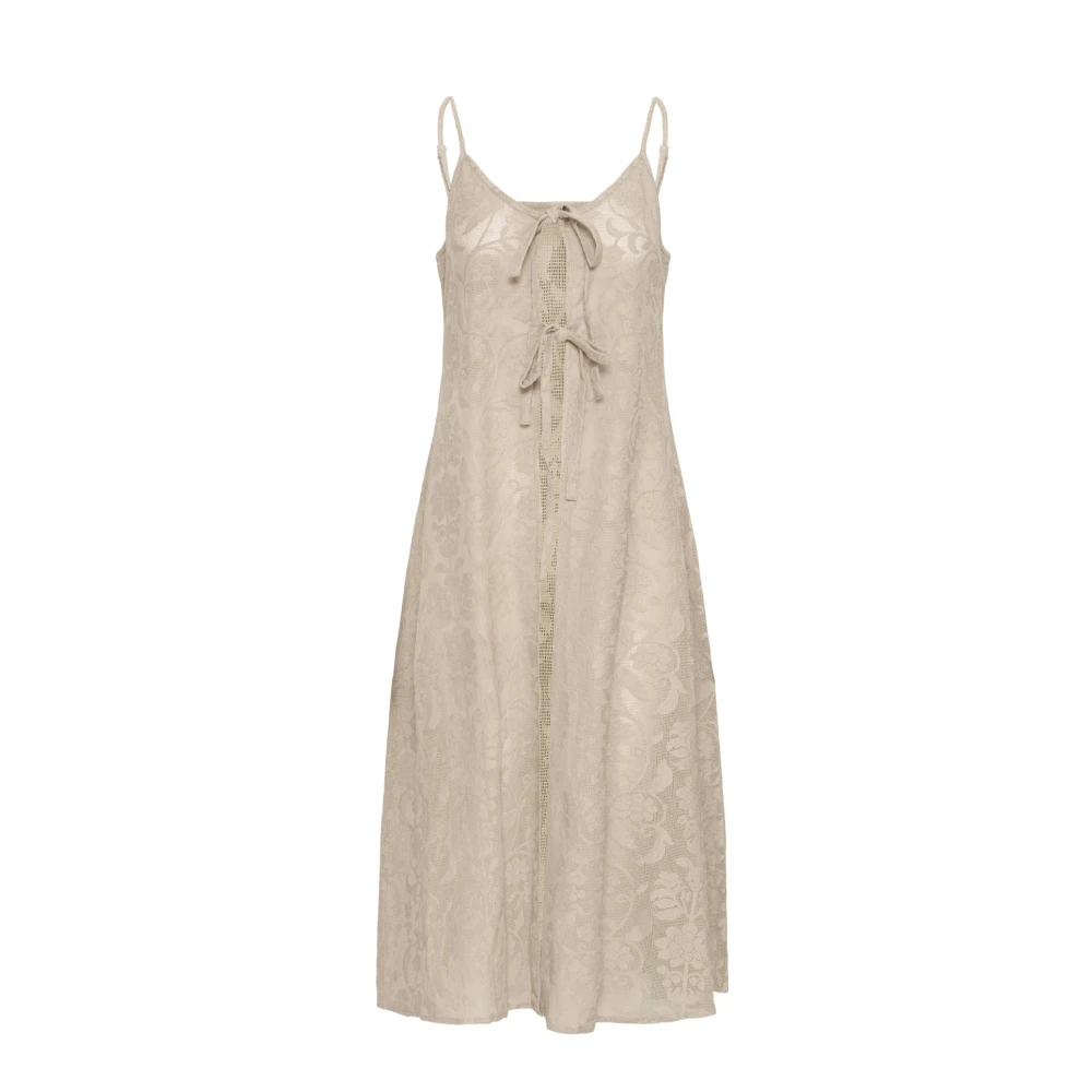 Ichi Donna Beige Abiti, Xl, New,