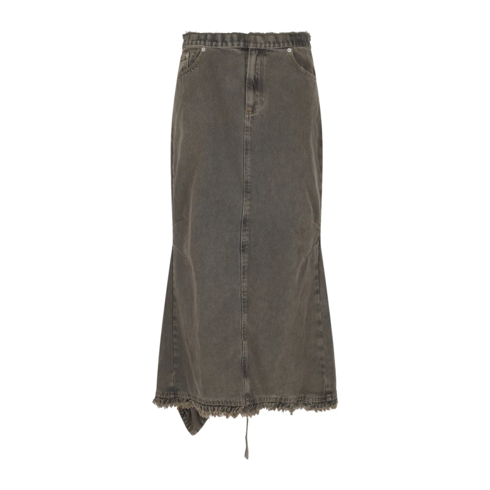 Cormio - Skirts > Denim Skirts - Gray -