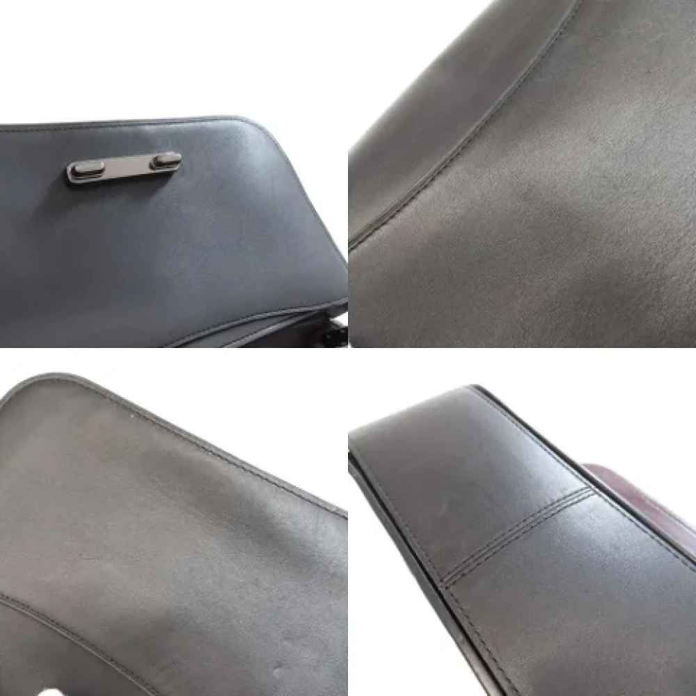 Coach Pre-owned Leather shoulder-bags Black Dames