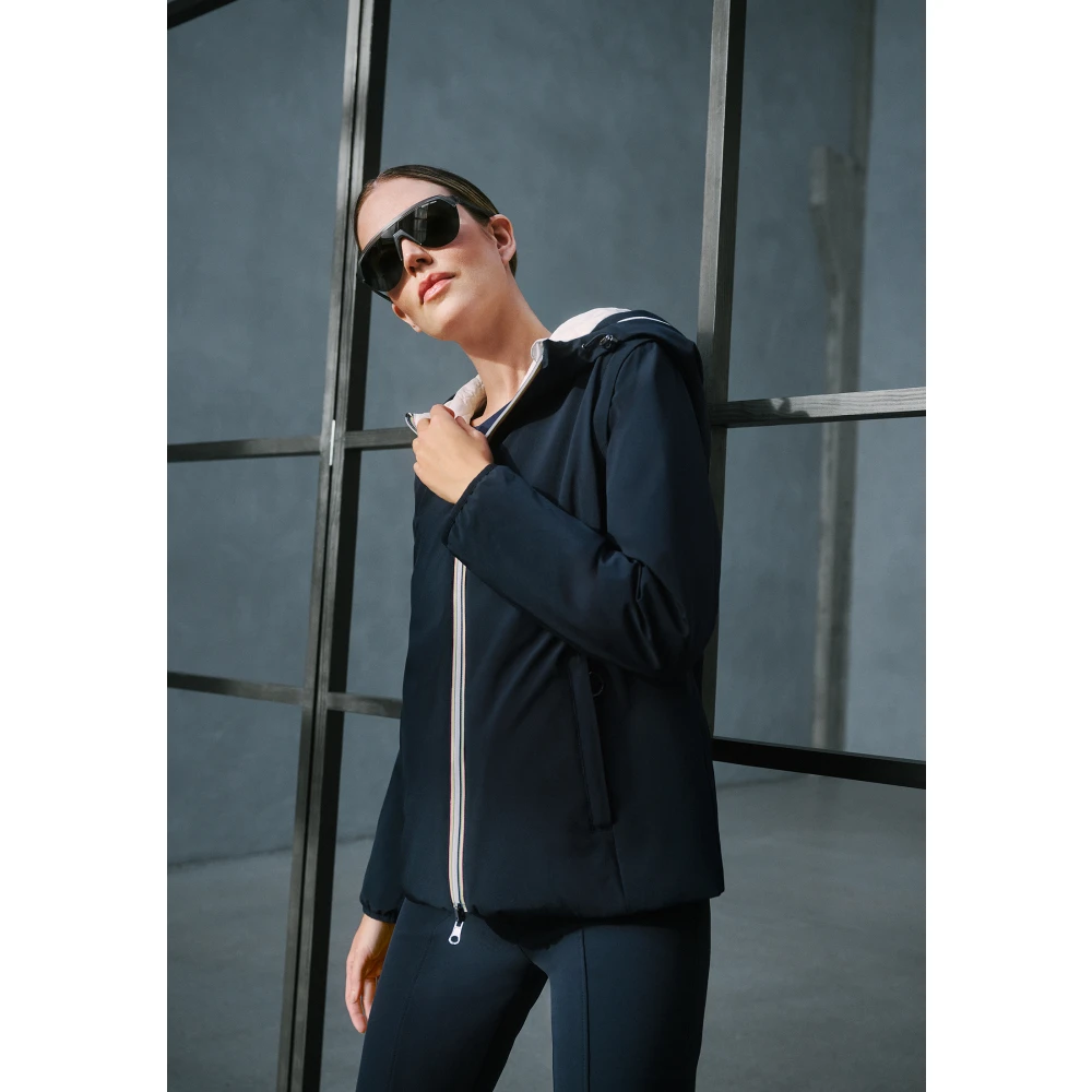 Betty Barclay Omkeerbare Hooded Jacket Waterdicht Blue Dames