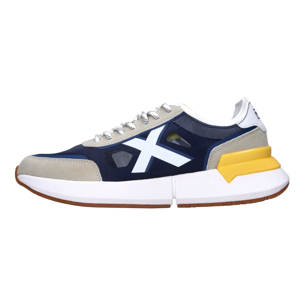 Munich Uomo Multicolor - Sneakers In Camoscio E Tessuto - Shoes - E -40 Eu