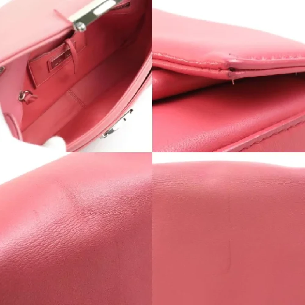 Fendi Vintage Pre-owned Leather fendi-bags Pink Dames