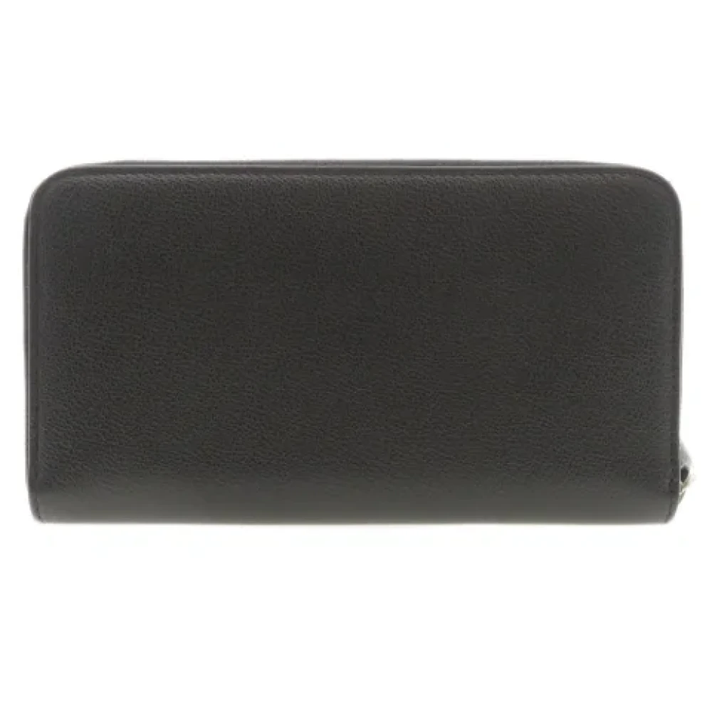 Burberry Vintage Pre-owned Leather wallets Black Dames