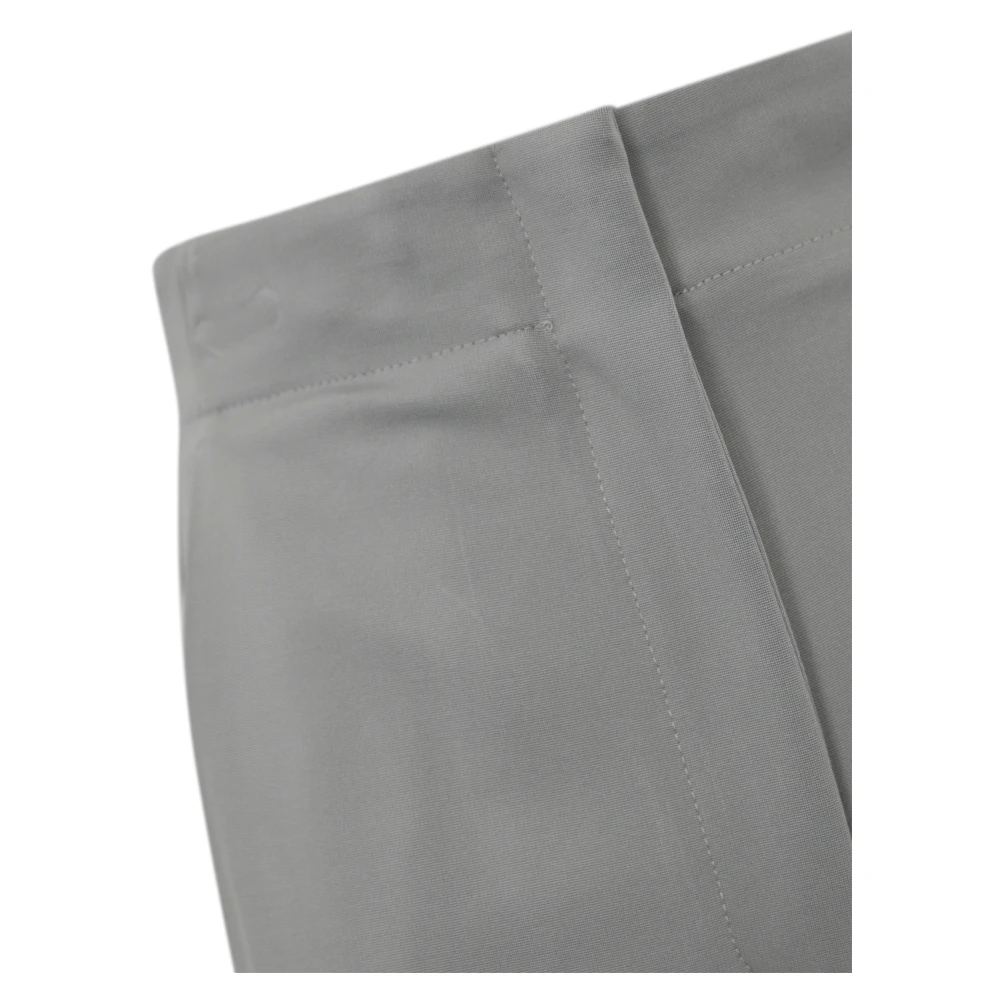 Liviana Conti Milano Lucido Wijde Pijp Broek Gray Dames