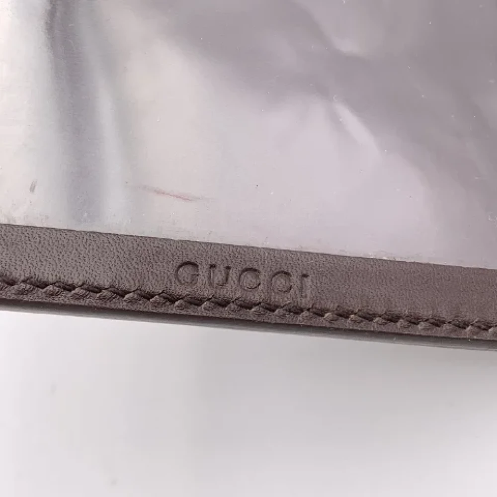 Gucci Vintage Pre-owned Leather wallets Brown Dames