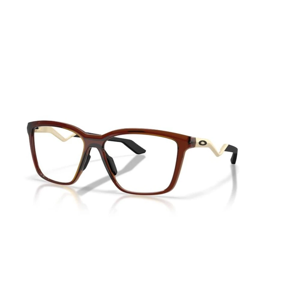 Oakley Unisex Dark Amber Square Plastic Eyeglasses Online - Full Rim - Kylian Mbappã© Signature Series Enigma Mass - Image 5
