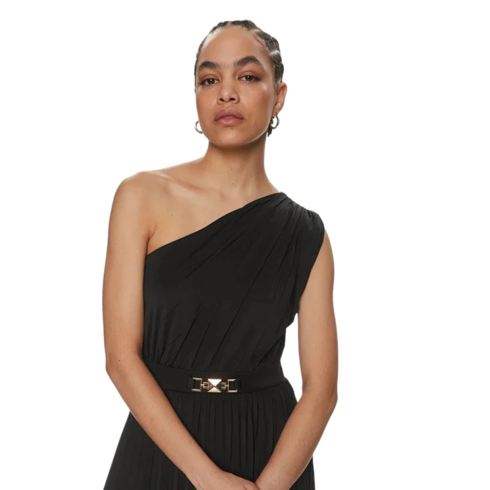 Gaudi Elegante Lange Jurk Black Dames