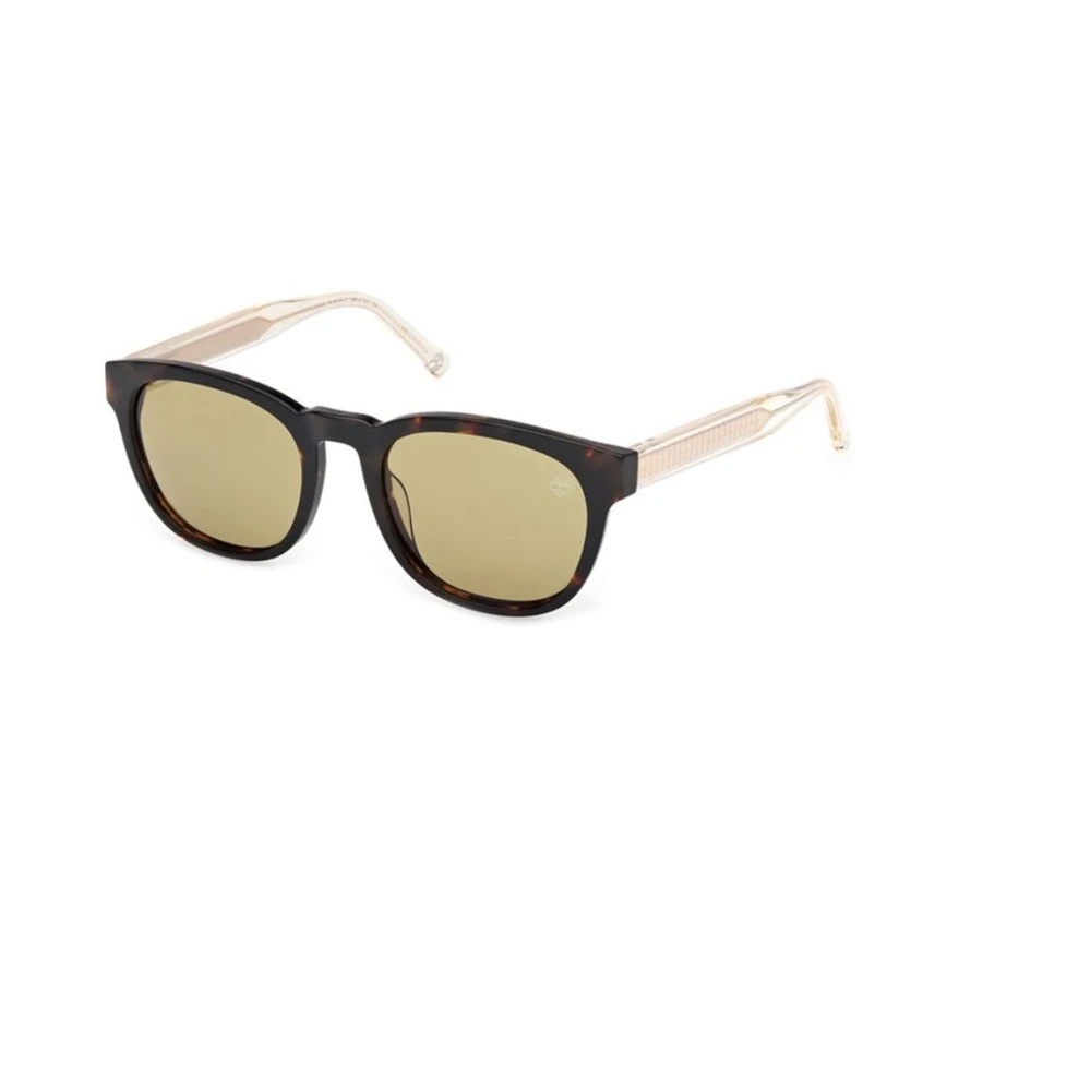 Timberland Brown Round Polarized Sunglasses - Male - Sunglasses - 53 Mm - Accessories