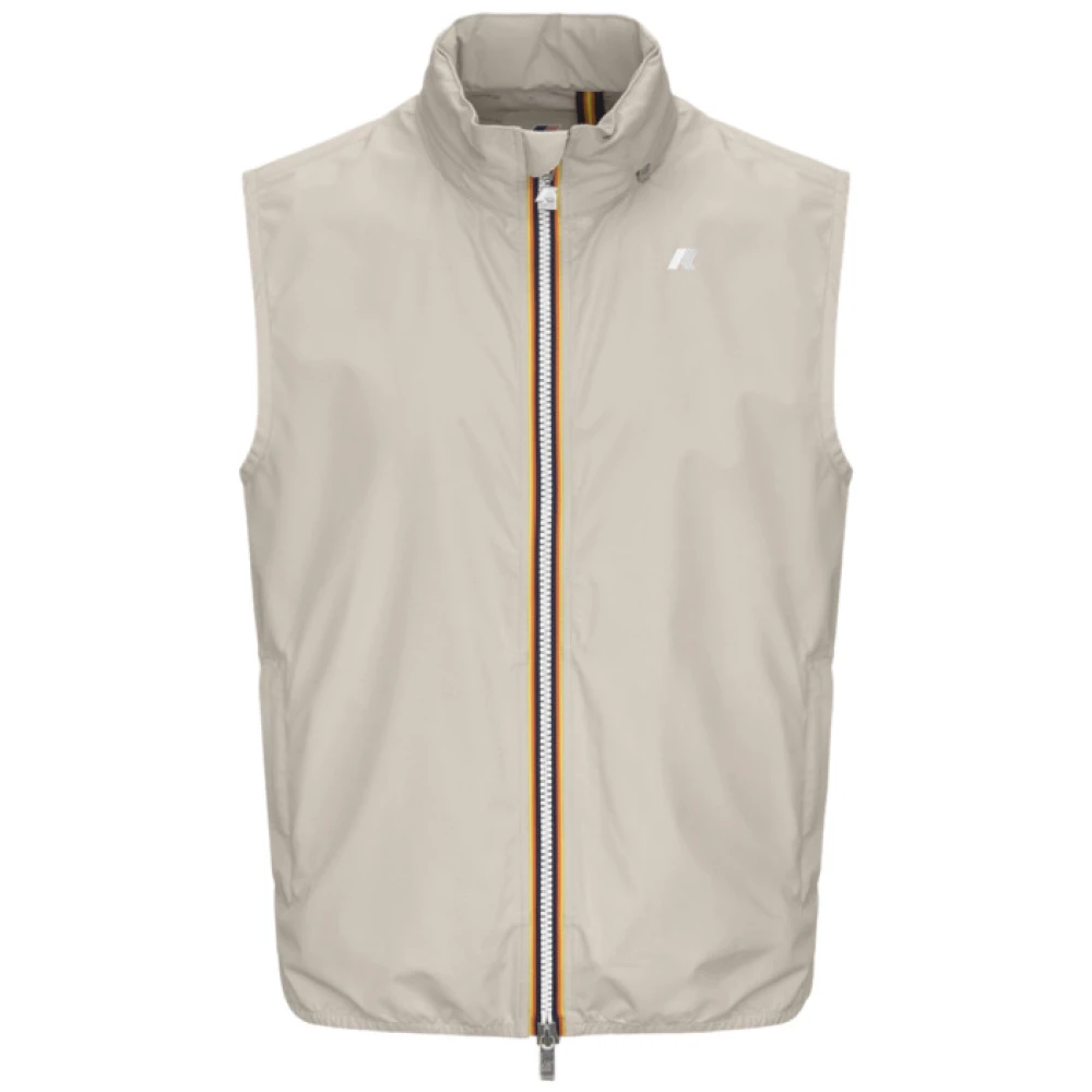 K-Way Uomo Beige Giacche, M, New,