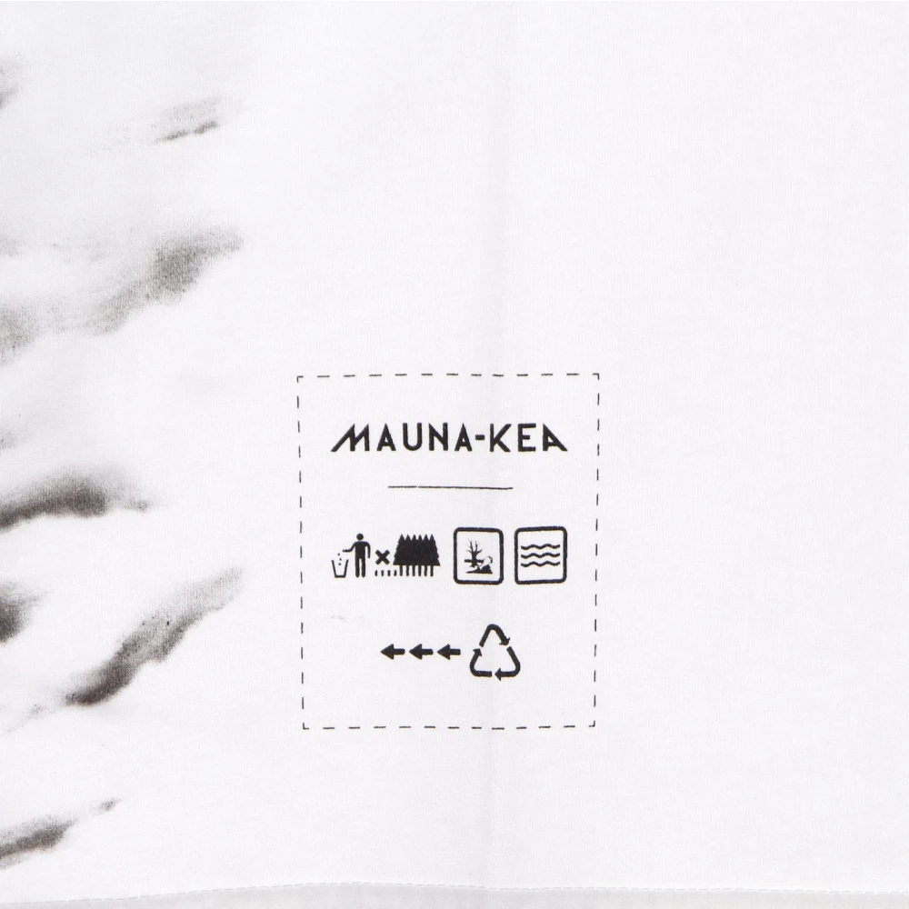 Mauna Kea Witte Tiger Tee Korte Mouw T-shirt White Heren